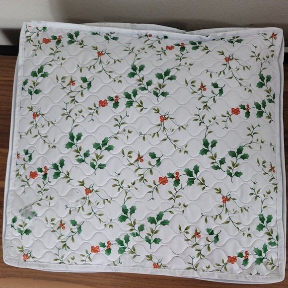 VTG Christmas Ornament Zip Storage Bags Christmas Holly Holiday Lillian Vernon - Picture 6 of 16